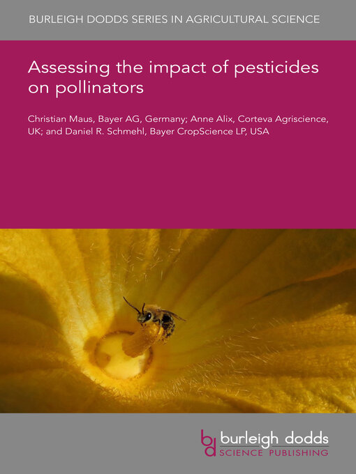 Title details for Assessing the impact of pesticides on pollinators by Christian Maus - Available